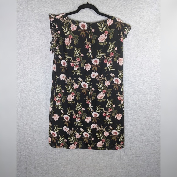 👯‍♀️Host Pick⚡️TahariFloral RuffleTrimDress - Picture 5 of 8